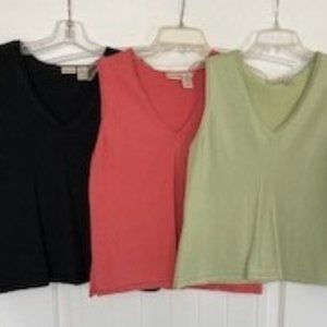 summer v-neck t's